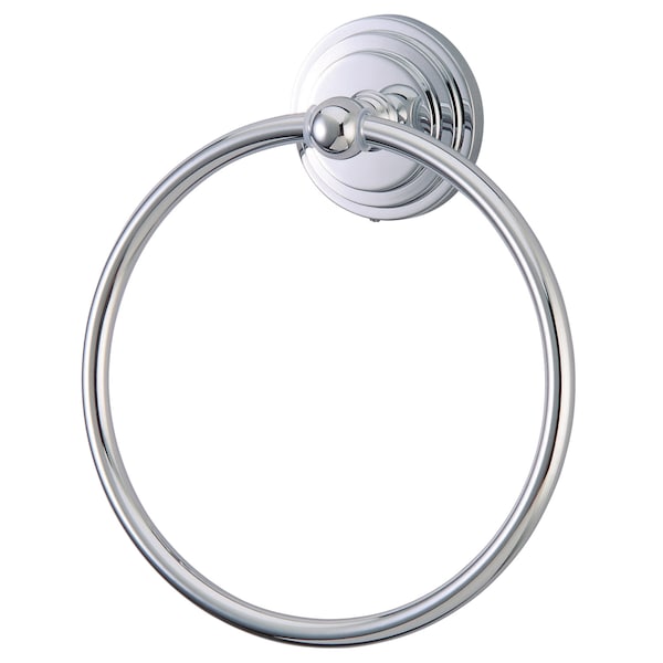 Milano Towel Ring, Polished Chrome